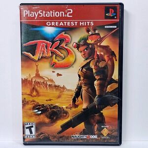 Sony Jak 3 PS2 PlayStation 2 Greatest Hits Action Adventure Naughty Dog NTSC